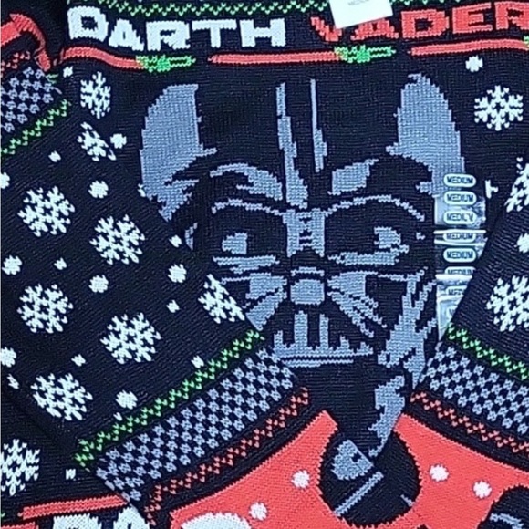 Star Wars Christmas Sweater - Mens Small - Picture 1 of 3